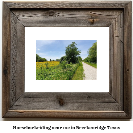 horseback riding near me in Breckenridge, Texas